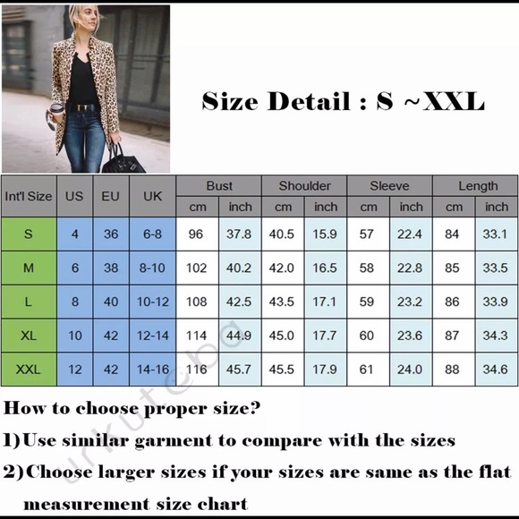 Stylish, Leopard Print, Long Jacket - Picture 4 of 8